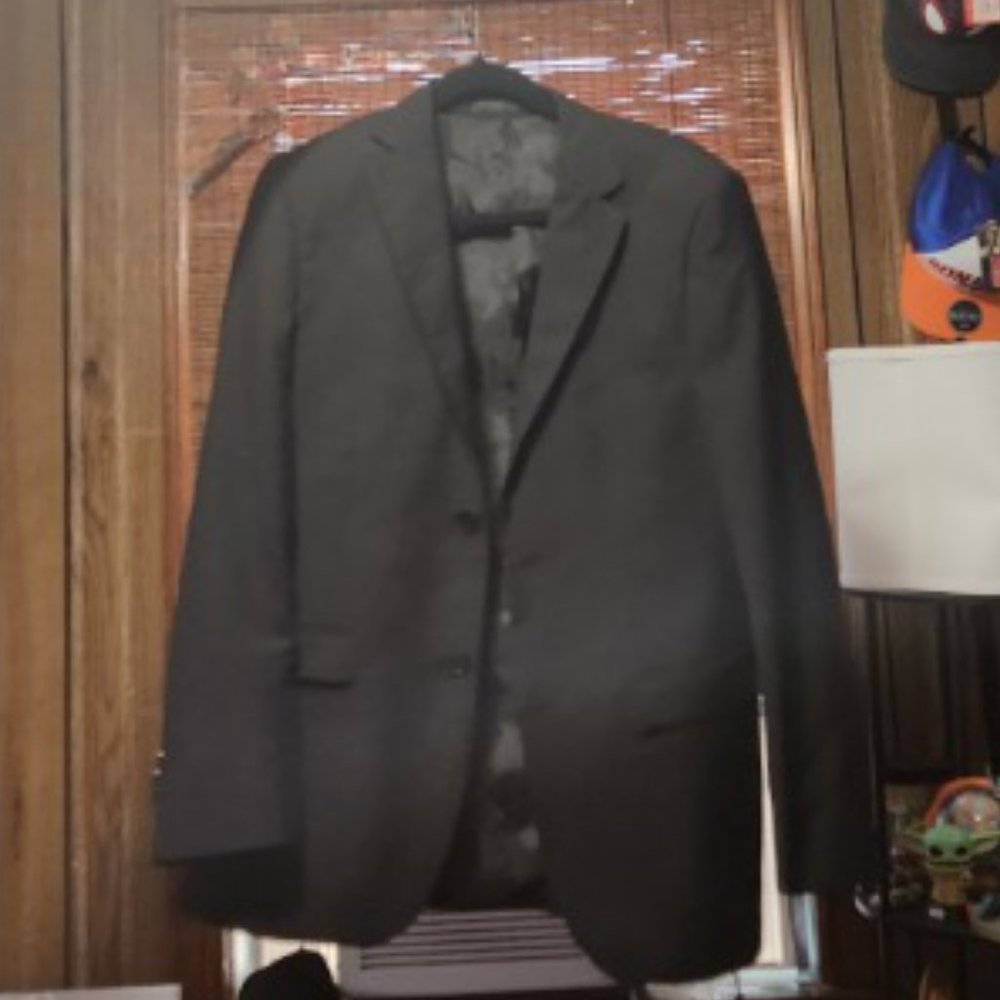 Portabella Fashion Men's Black Suit Jacket